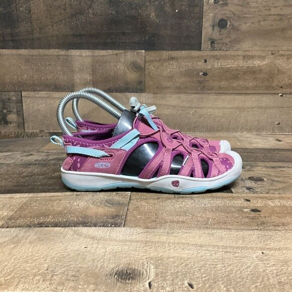 KEEN Slip On Kids Size 2 Purple Closed Toe Washable Sandals Shoes - Picture 1 of 6